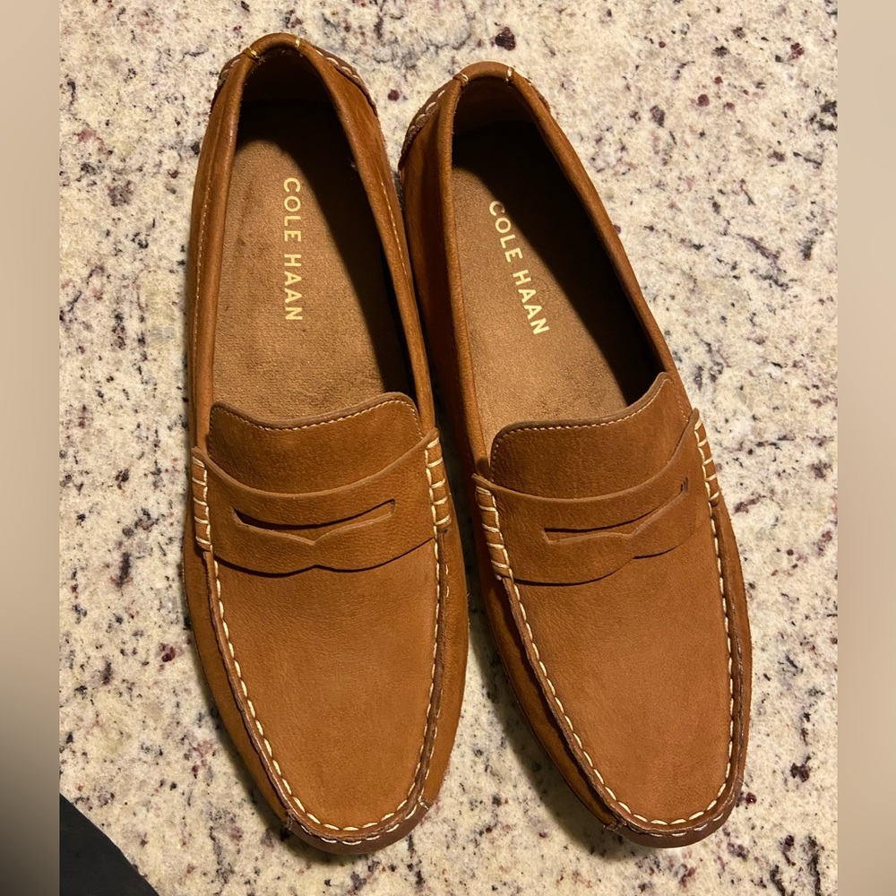 Cole Haan Men's Wyatt Penny Driver Driving Style Loafer Size 11M British Tan